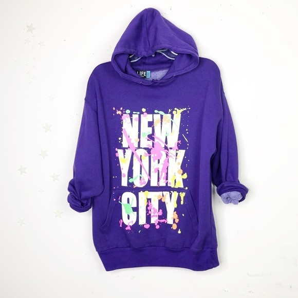 Life authentic apparel purple hoodie - Picture 3 of 8